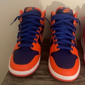 NIKE Dunk High Retro “Knicks” Orange 🍊
